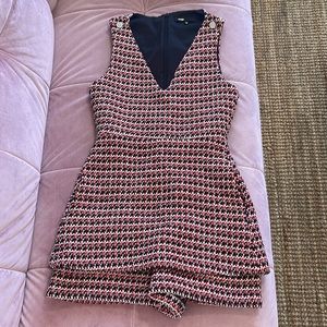 MAJE TWEED ROMPER